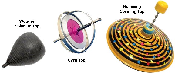 Toy Spinning Tops