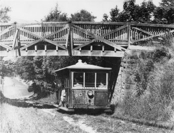 Cablecar at cutting