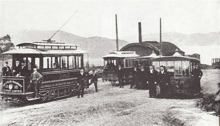 Trams at Ross Street