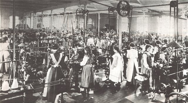 Workers at Roslyn Mills