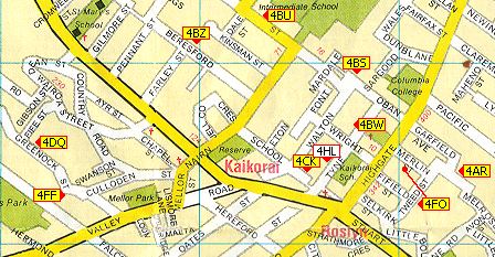 Kaikorai ham map