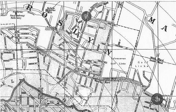 1902 Kaikorai map