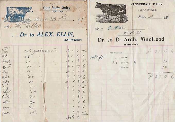 Dairy Farm Invoices