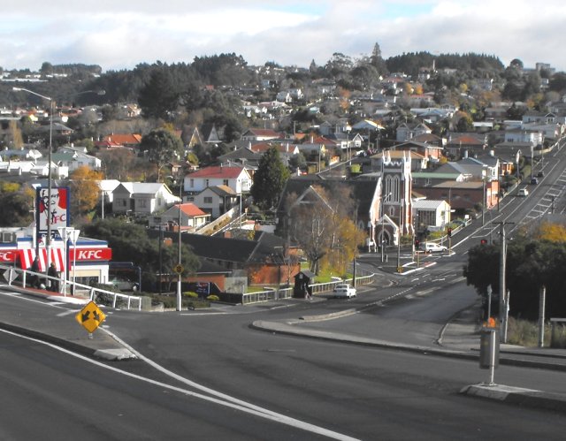 Valley Road junction in May 2009