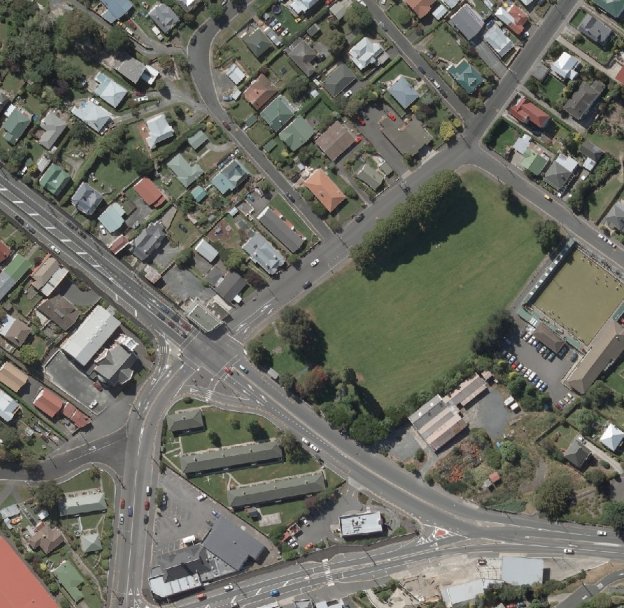 Kaikorai aerial view 2007
